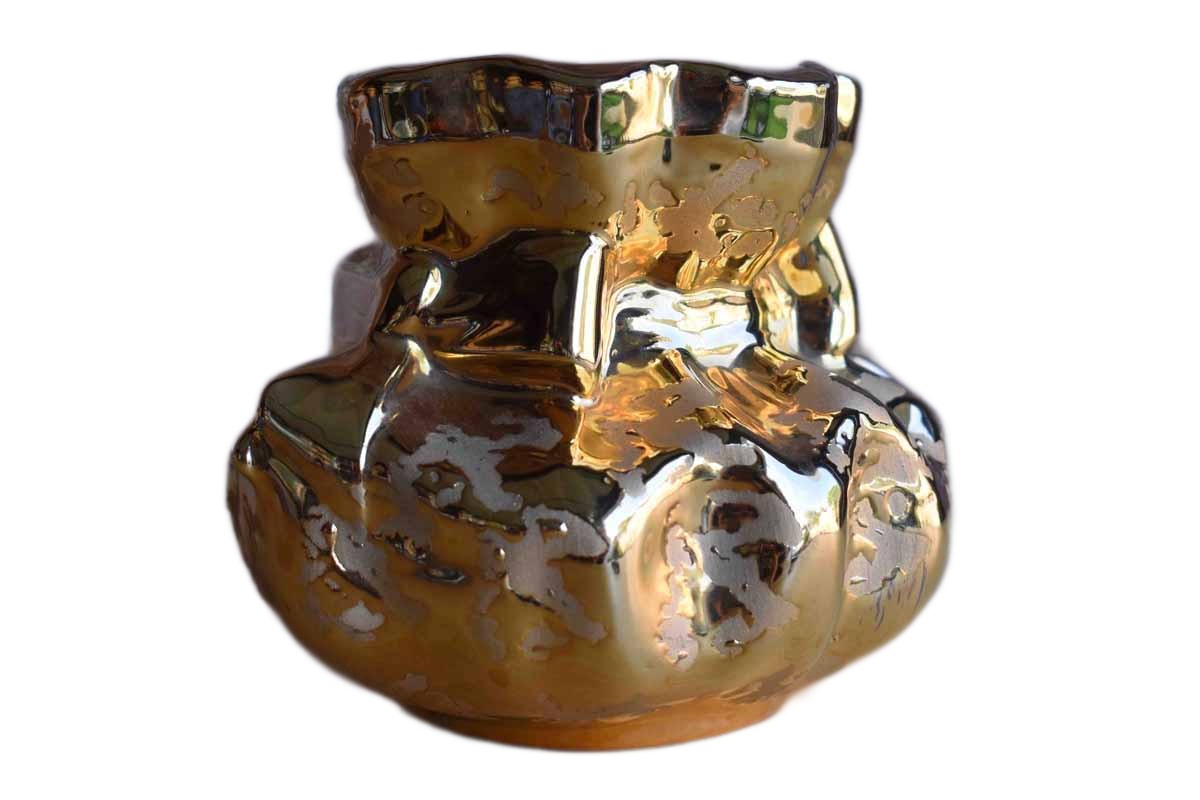 Holley Ross Distinguished China (Pennsylvania, USA) Ceramic "Bow" Vase or Pencil Cup