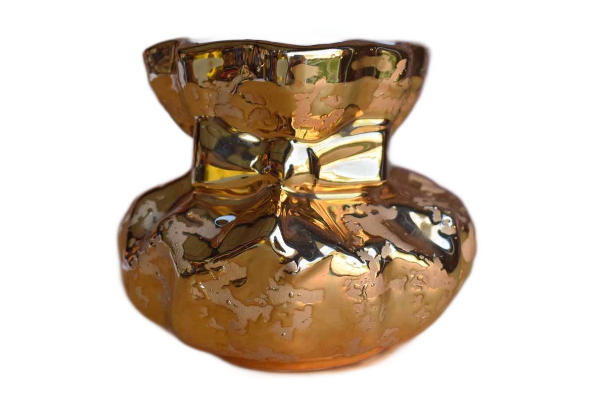 Holley Ross Distinguished China (Pennsylvania, USA) Ceramic "Bow" Vase or Pencil Cup