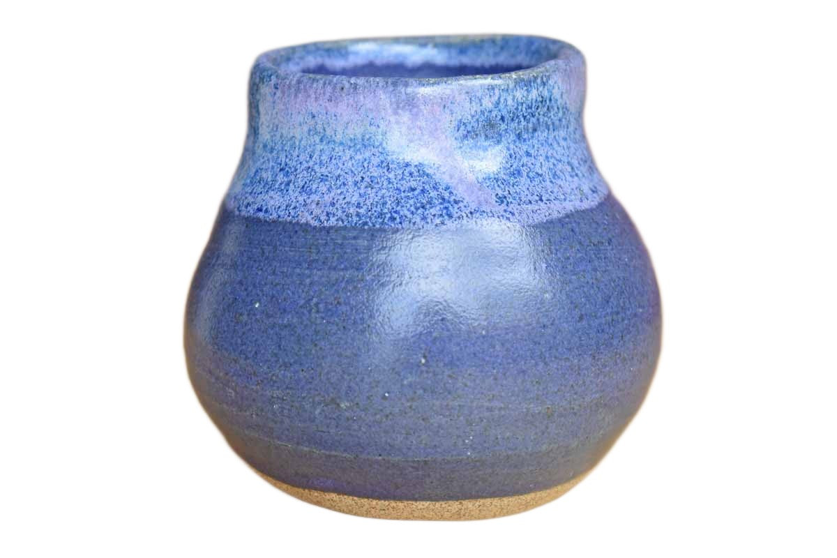 Heavy Purple Stoneware Pen/Pencil Cup