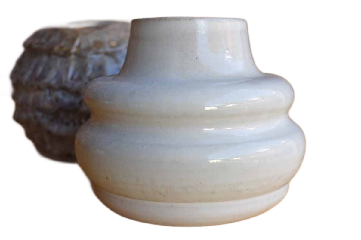 Set of Three Unique Stoneware Pencil and Pen Cups