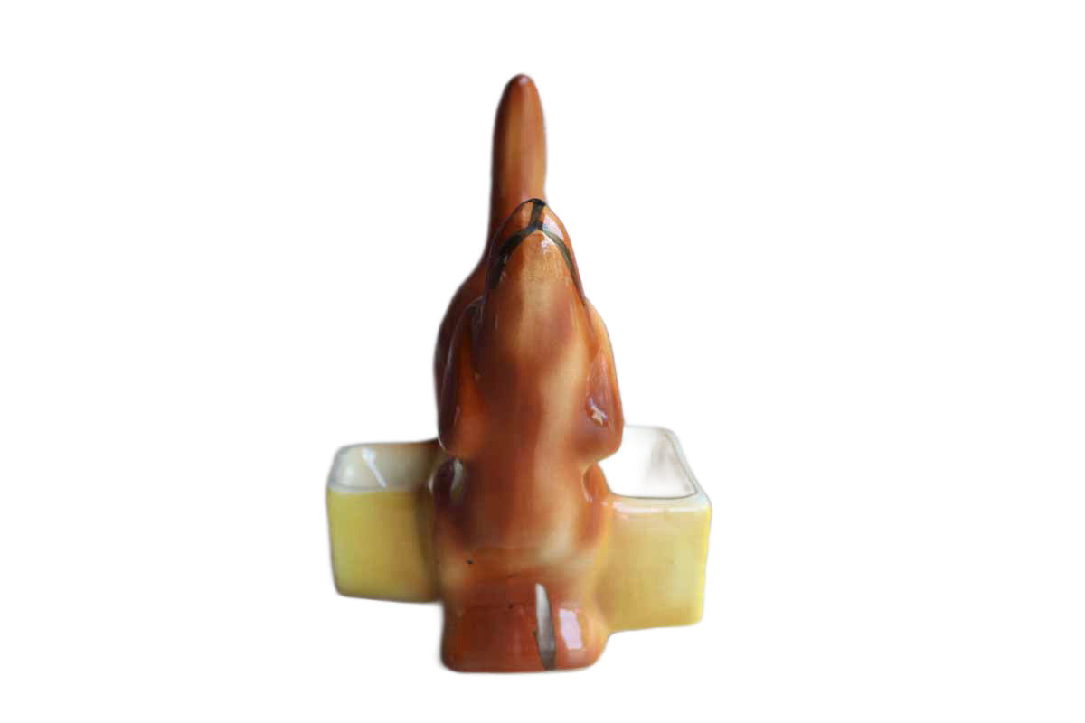 A.L. Hirsch Pottery Dachshund Dresser Caddy or Planter