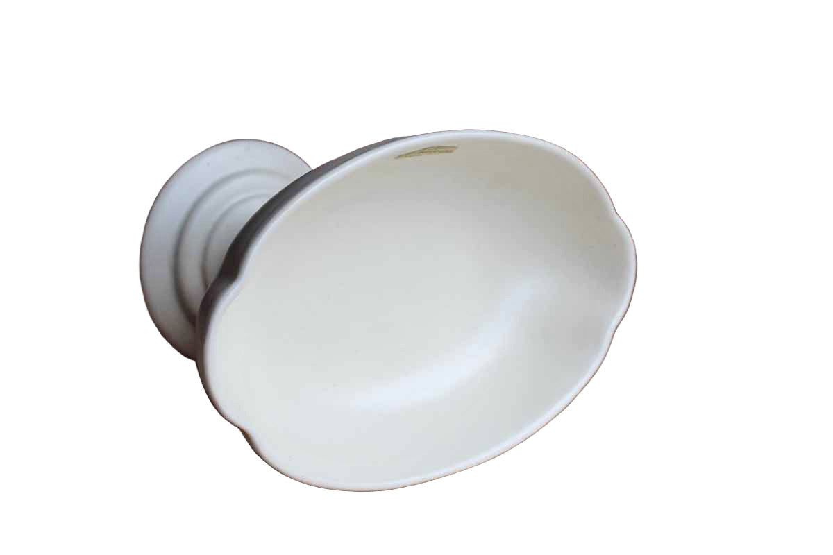 Royal Haeger Potteries (Illinois, USA) Flower-Ware Matte White Pedestal Planter