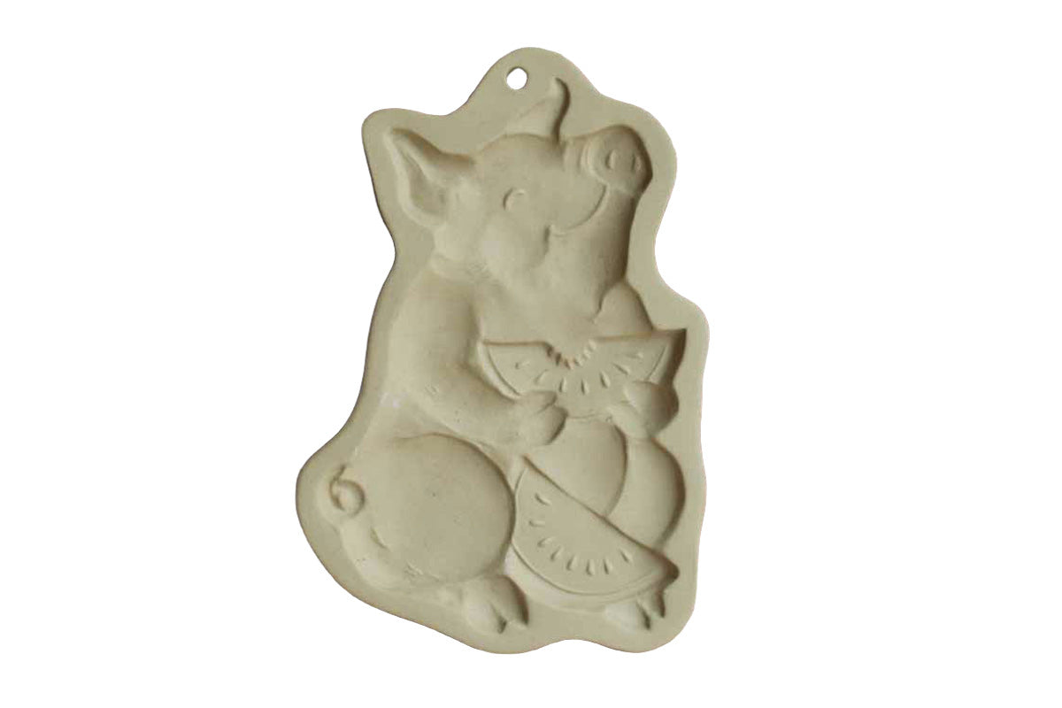 Brown Bag Cookie Art (New Hampshire, USA) Stoneware Cookie Mold of Pig –  The Standing Rabbit