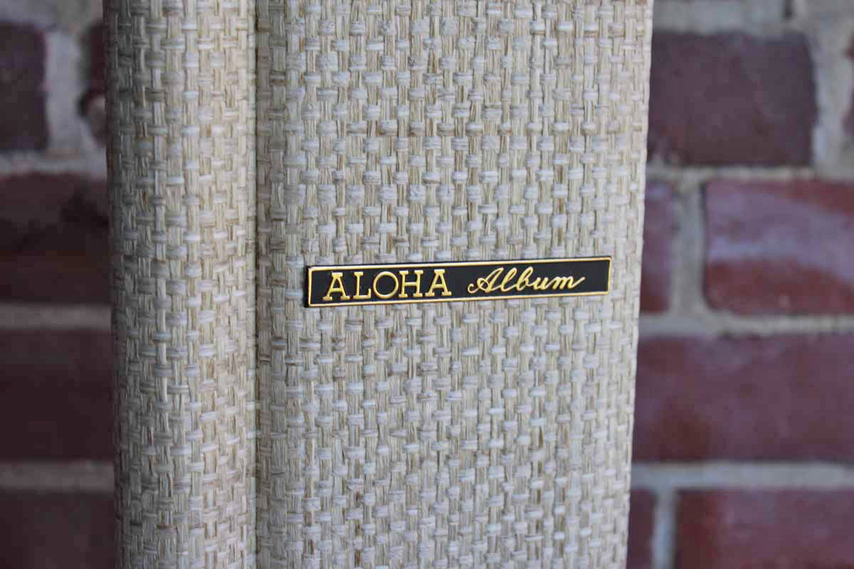 Pacific Enterprises (Hawaii, USA) Aloha Album with Ivory Cloth Tweed Cover
