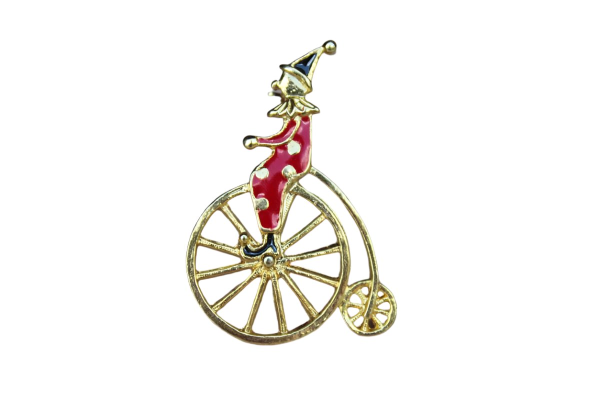 Bicycle brooch sales