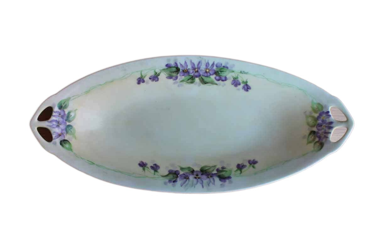 C. Hutschenreuther (Bavaria, Germany) Uno "Favorite" Bavaria Hand Painted Bowl
