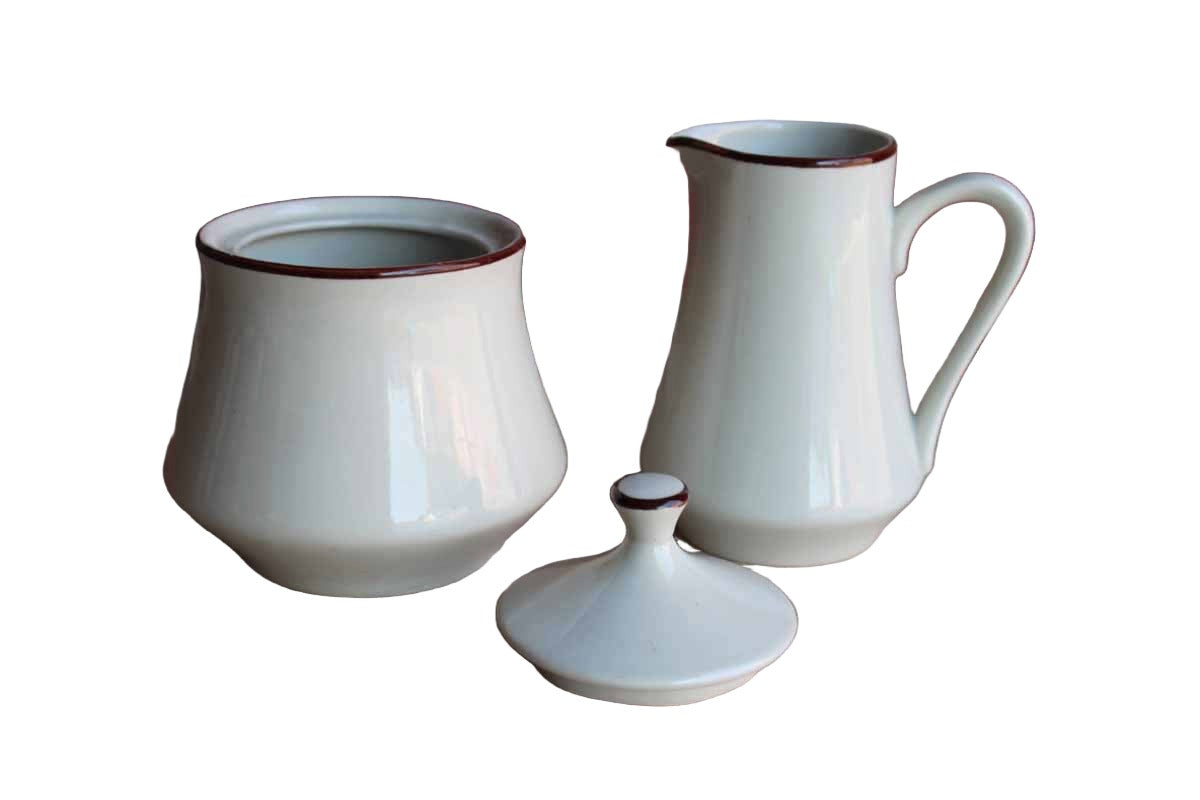 Countryside Stoneware Collection (Japan) Cream and Sugar Set