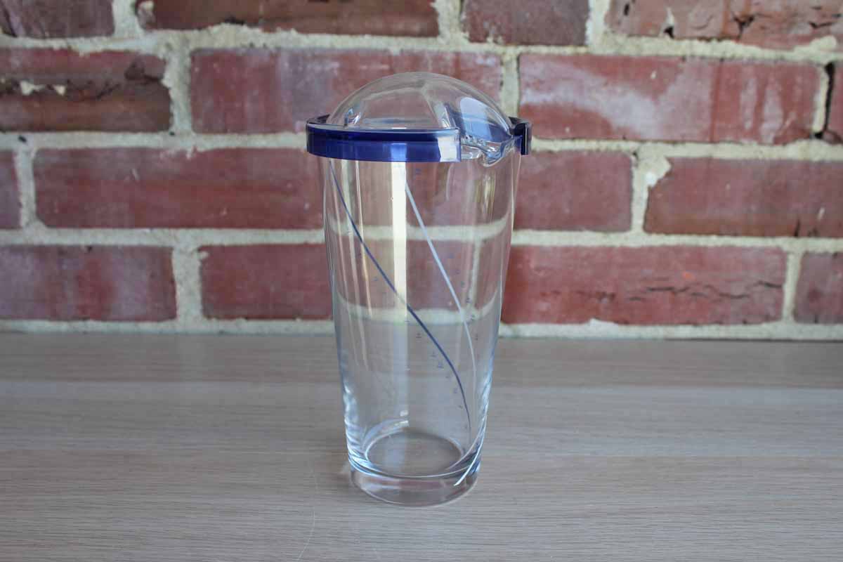 Mix N' Measure Glass Measuring Cup with Plastic Removable Lid