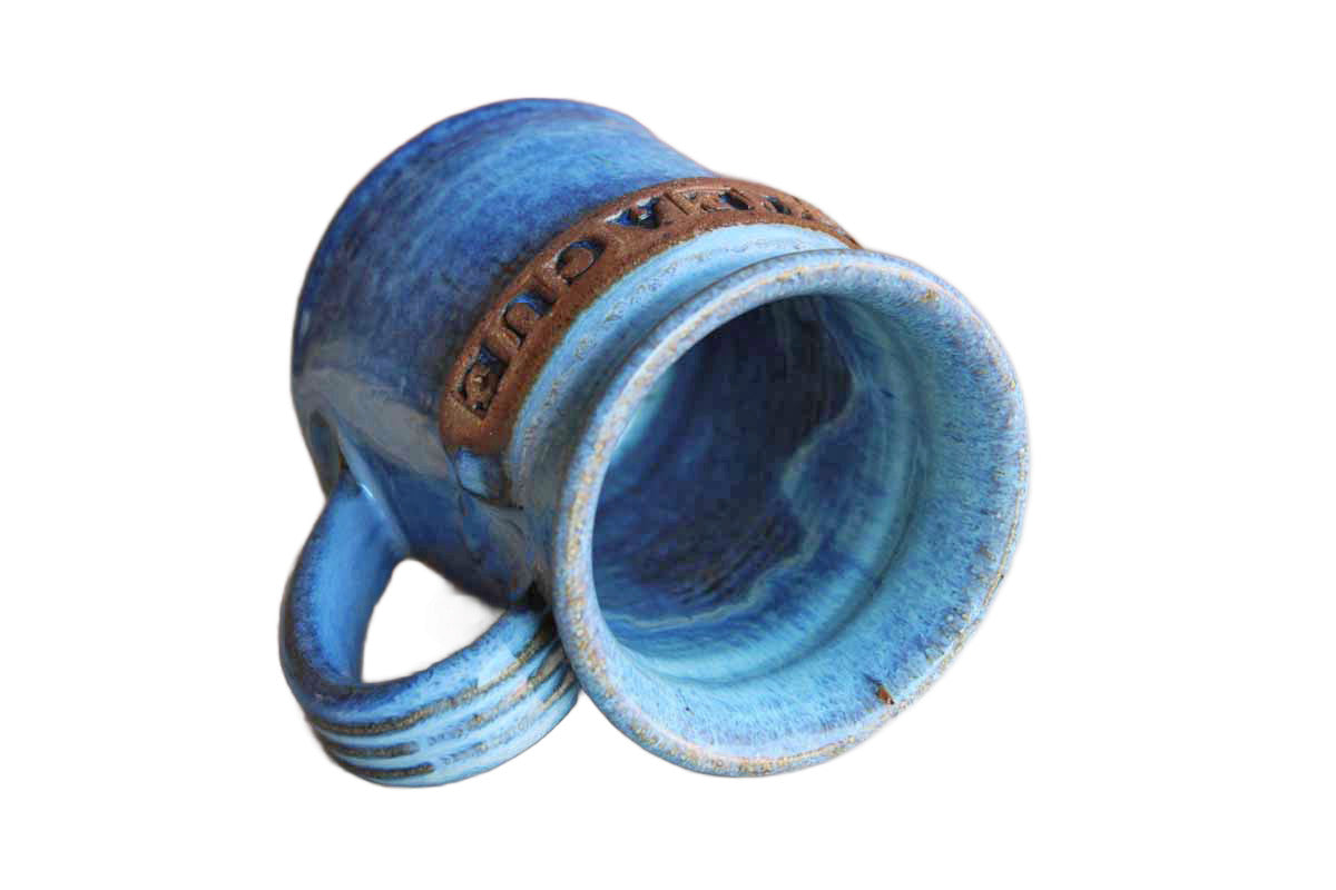 Chincoteague Blue Glazed Drink Mug