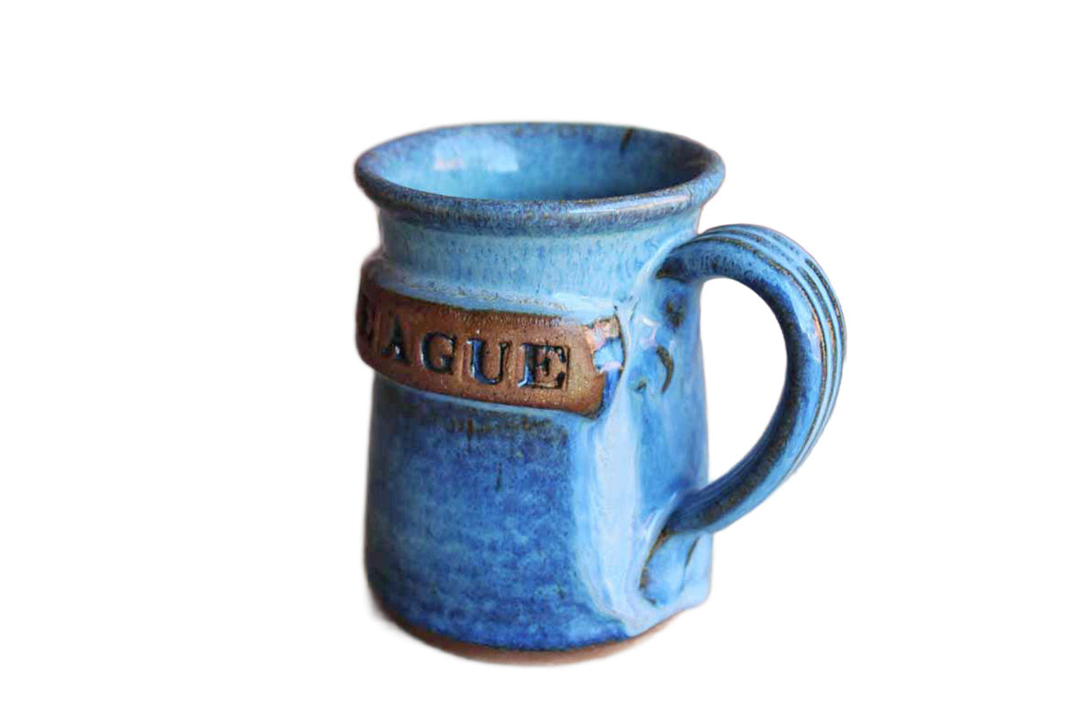Chincoteague Blue Glazed Drink Mug
