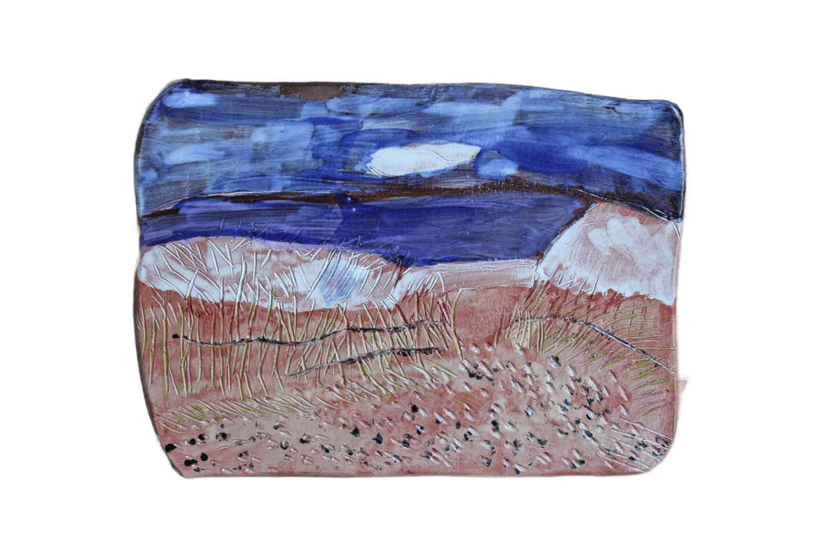Hand Made Ceramic Beach Scene