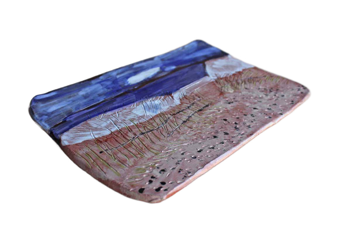 Hand Made Ceramic Beach Scene
