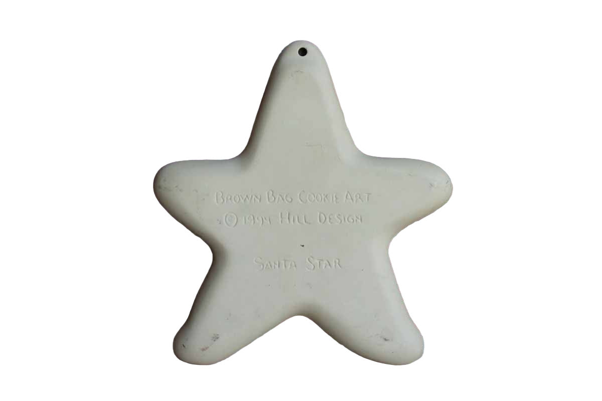 Brown Bag Cookie Art (New Hampshire, USA) 1994 Limited Edition Santa Claus Stoneware Cookie Mold