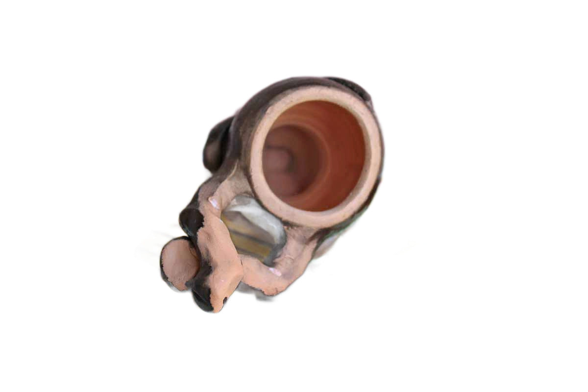 Ceramic Sitting Cat Figurine