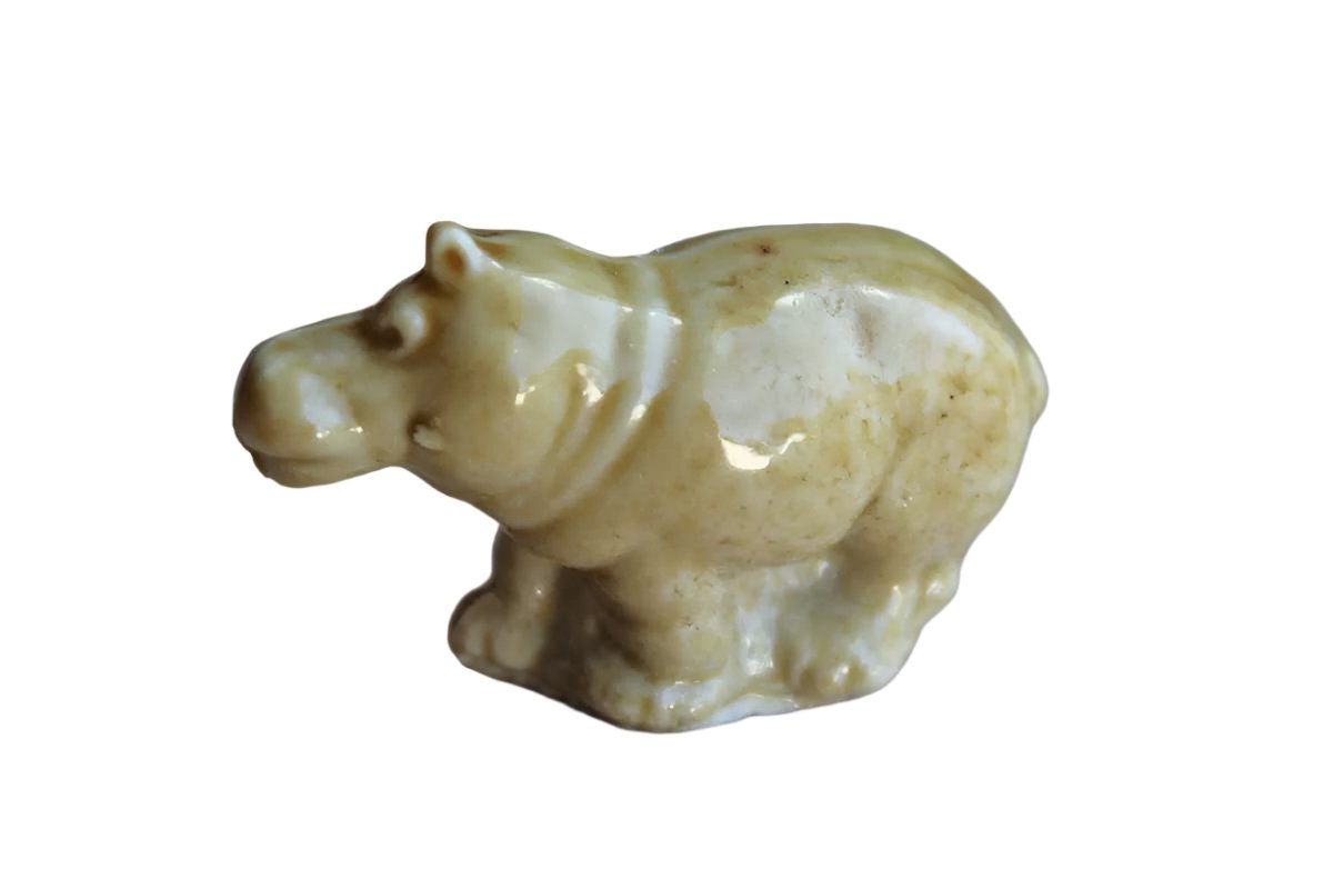 Wade (England) Red Rose Tea Porcelain Hippopotamus Whimsy