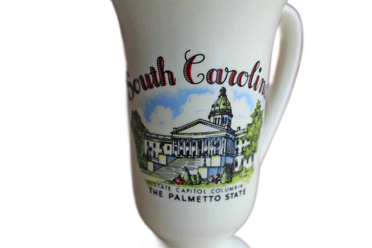 South Carolina Palmetto State Ceramic Souvenir Mug