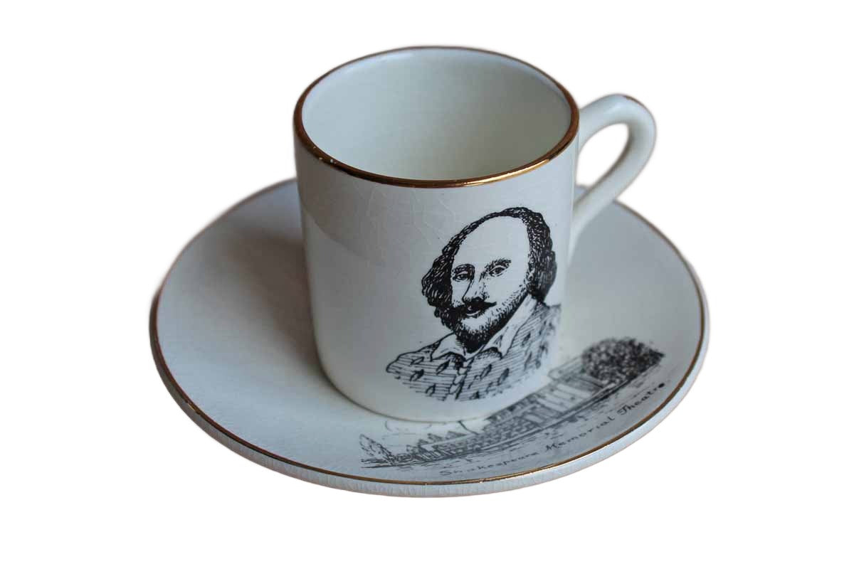 Lancaster & Sandland Ltd. (Hanley Staffordshire England) Shakespeare Memorial Theatre Cup and Saucer