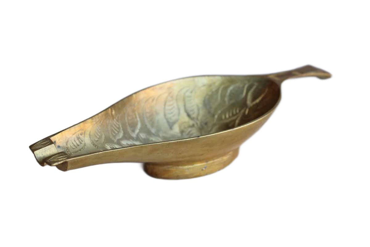 Sarna Brass (India) Incense Burner/Trinket Dish