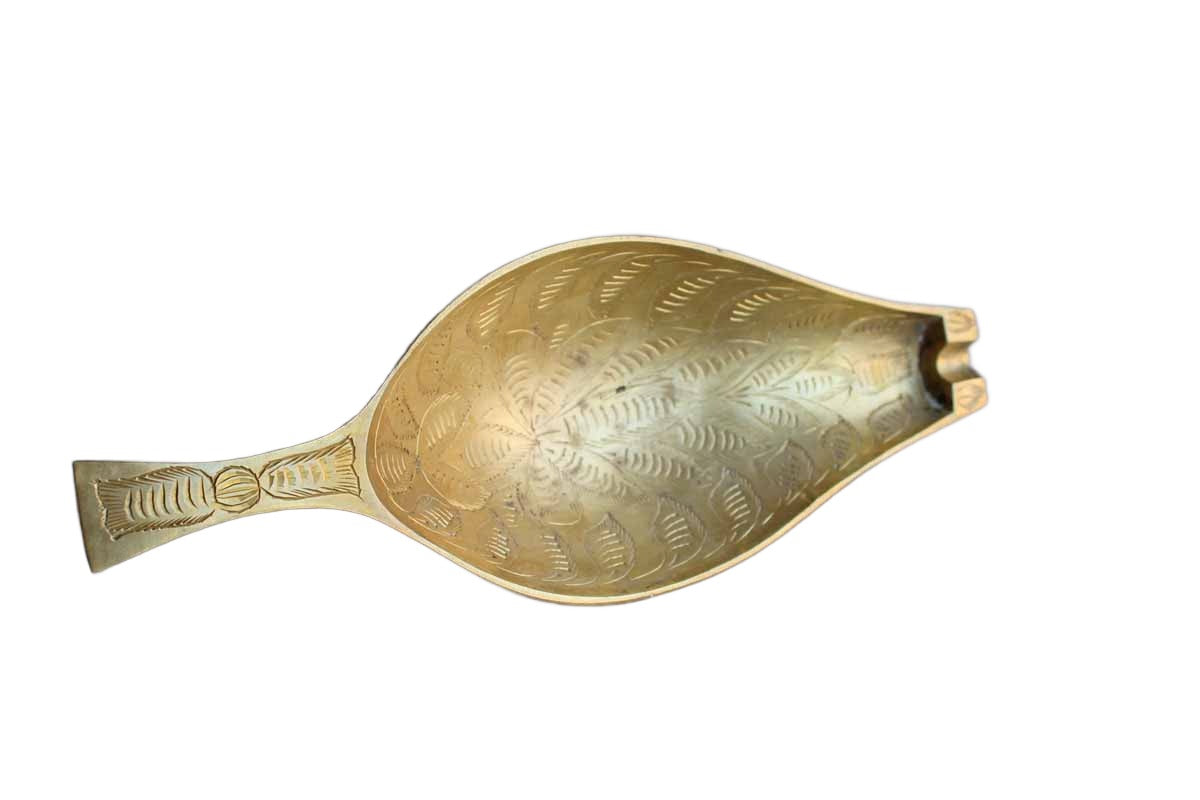 Sarna Brass (India) Incense Burner/Trinket Dish