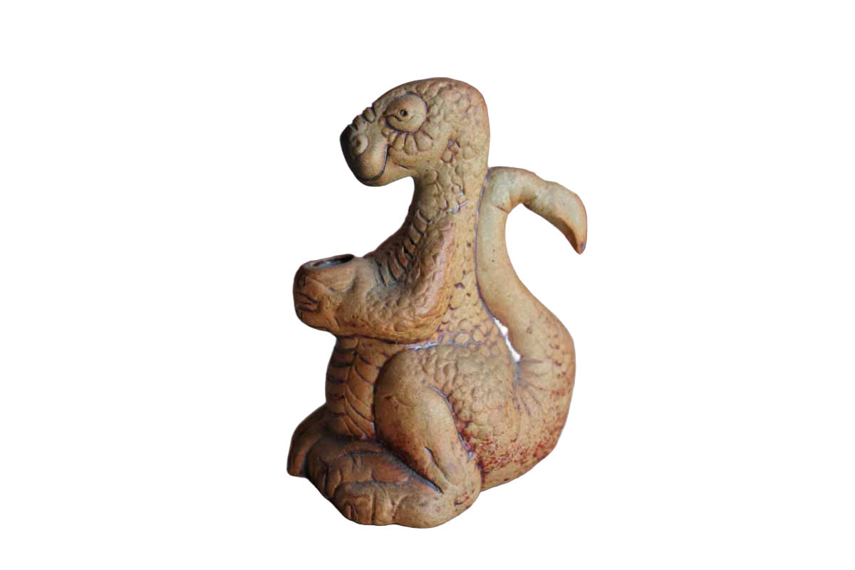 Handmade Ceramic Dinosaur Vase