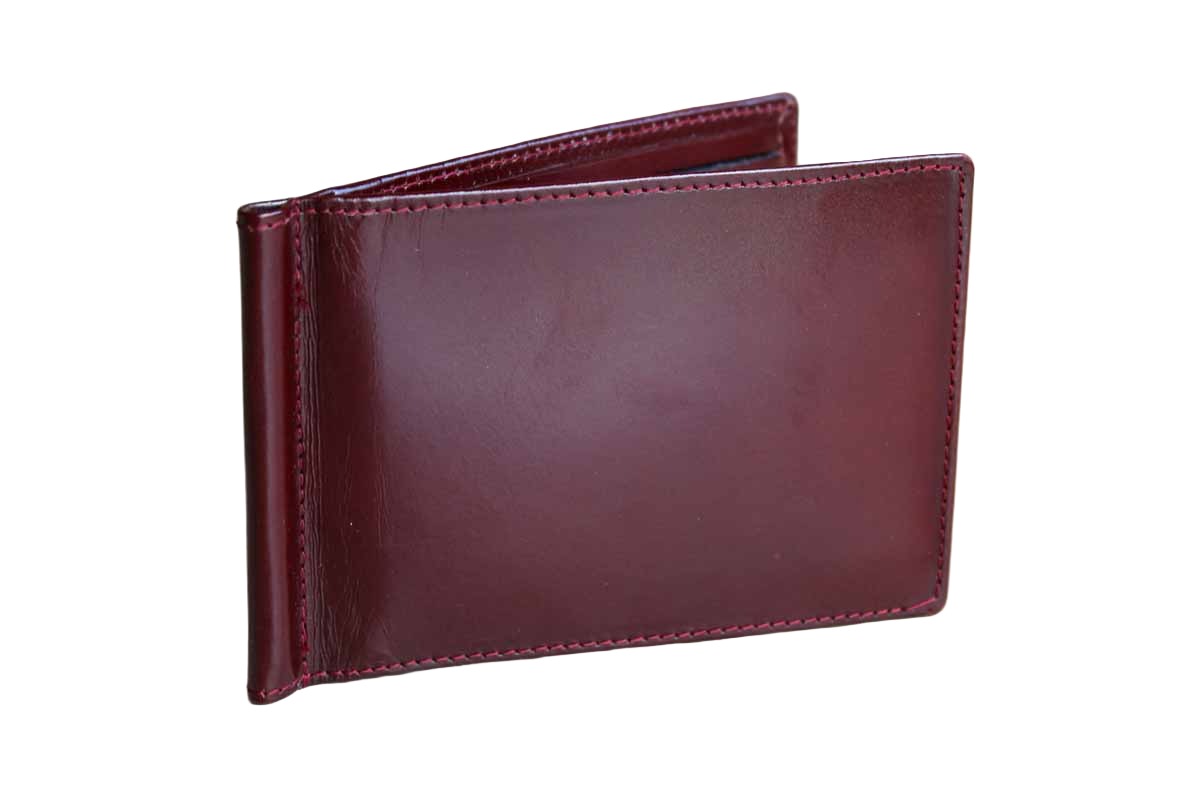 Brown Leather Bifold Credit Card Wallet from Strawbridge & Clothier