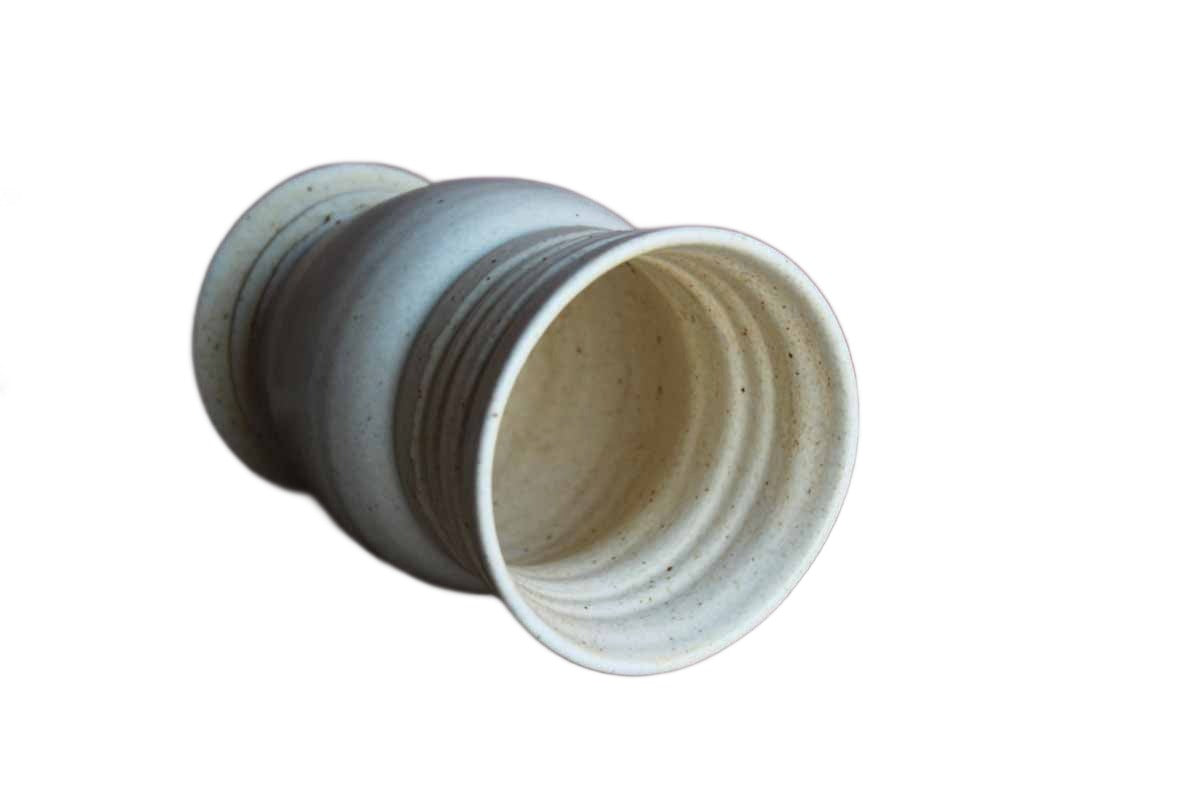 Ivory Colored Multi-Purpose Handmade Ceramic Vase