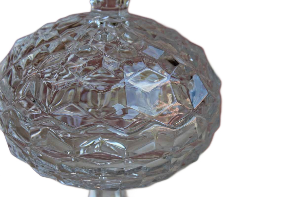 Fostoria Glass Company (West Virginia, USA) American Clear Lidded Candy Dish