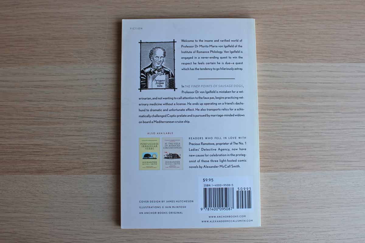 The Finer Points of Sausage Dogs by Alexander McCall Smith