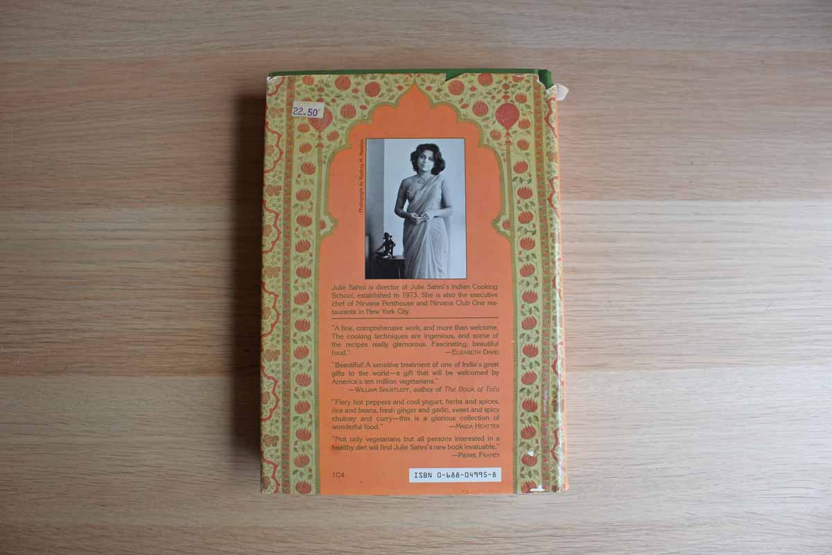 Classic Indian Vegetarian and Grain Cooking by Julie Sahni
