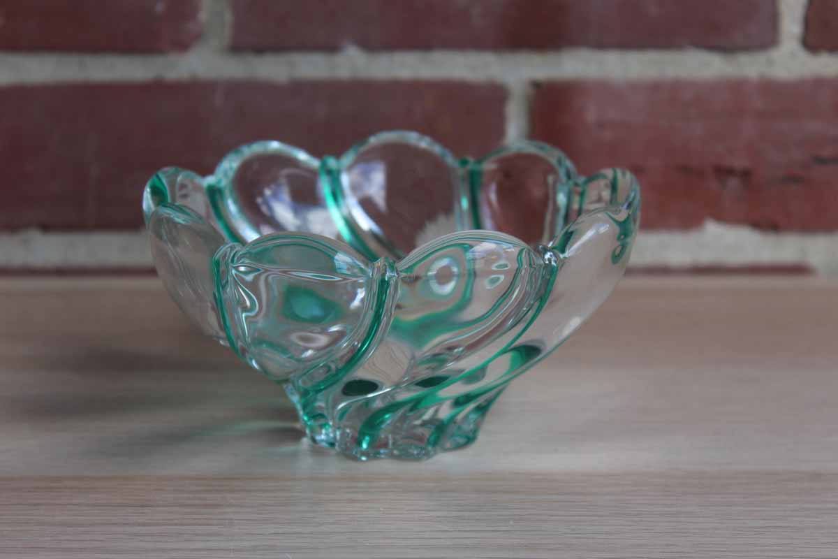 Mikasa Peppermint Green Glass Candy Dish