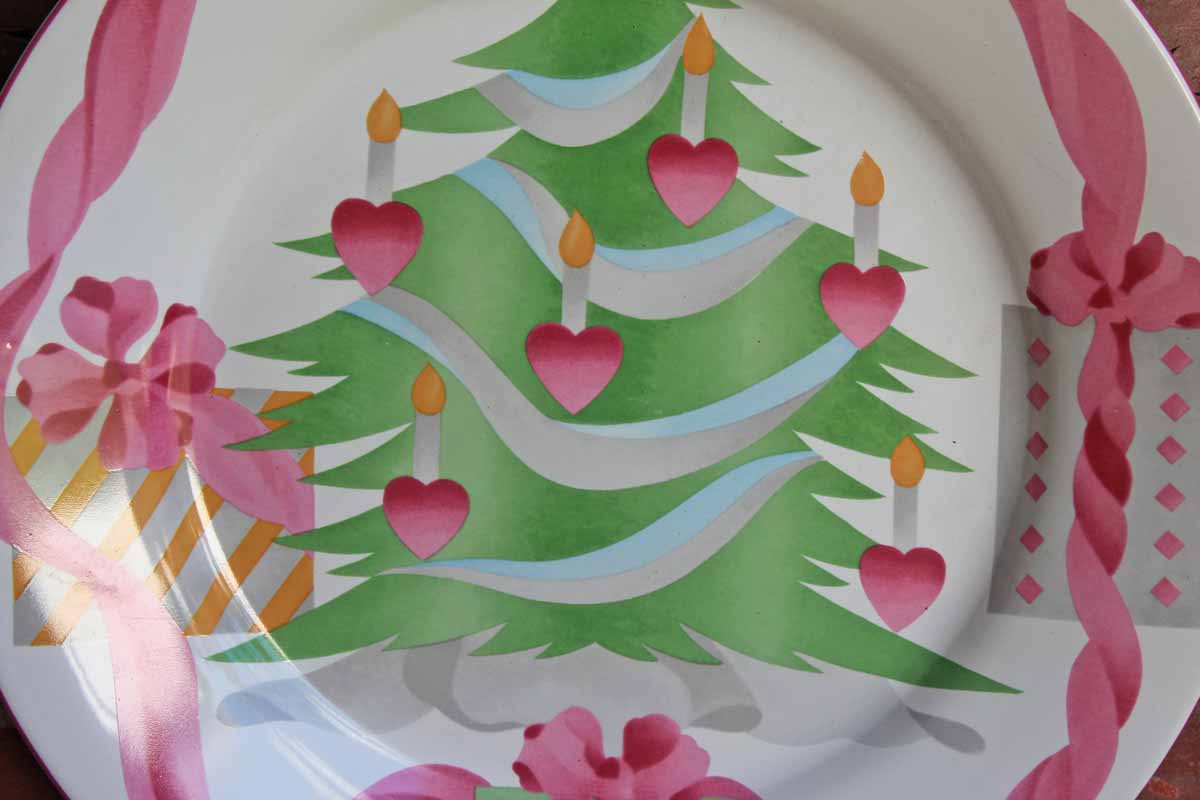 Sango (Indonesia) Home for Christmas 12" Round Platter