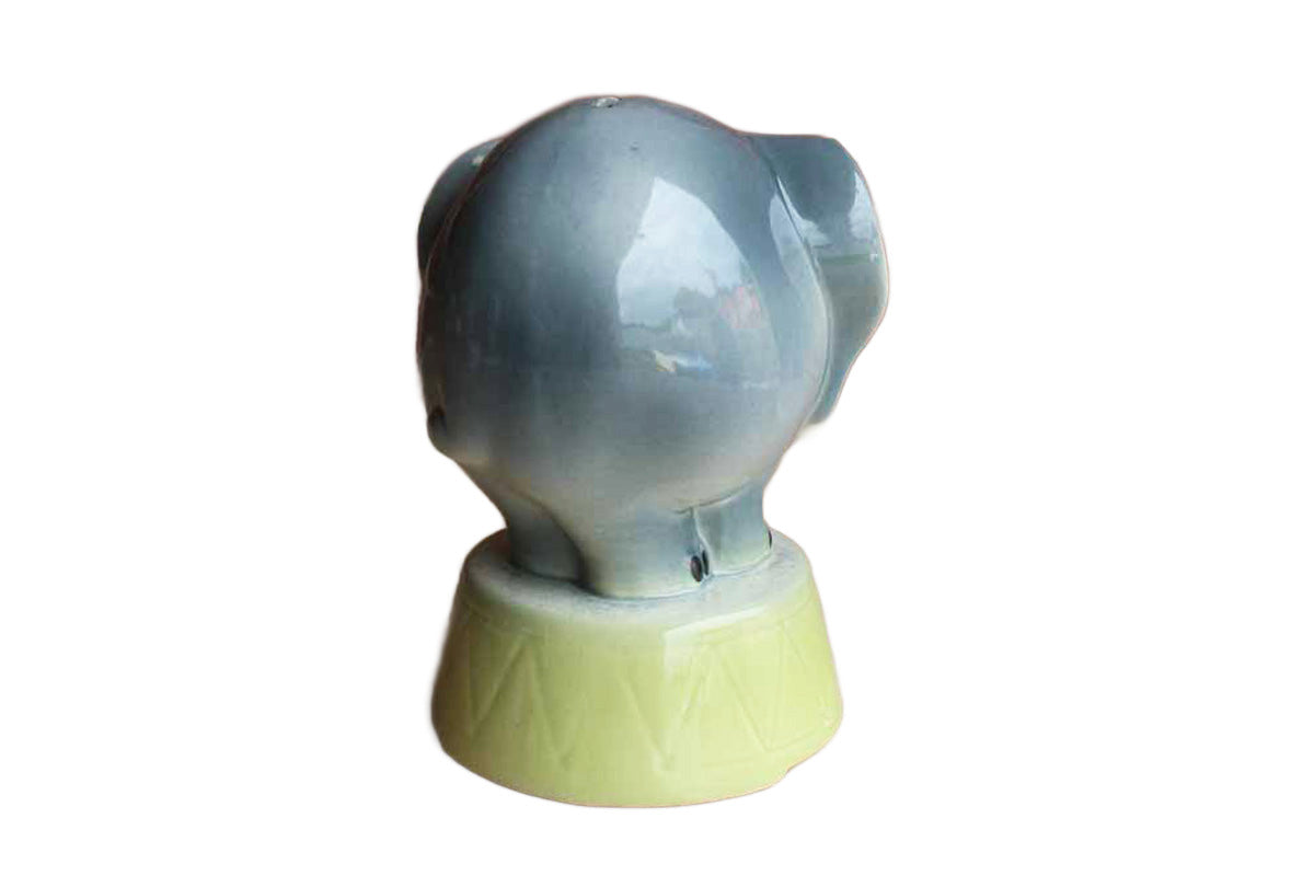 Cartoonish Circus Elephant Ceramic Coin Bank
