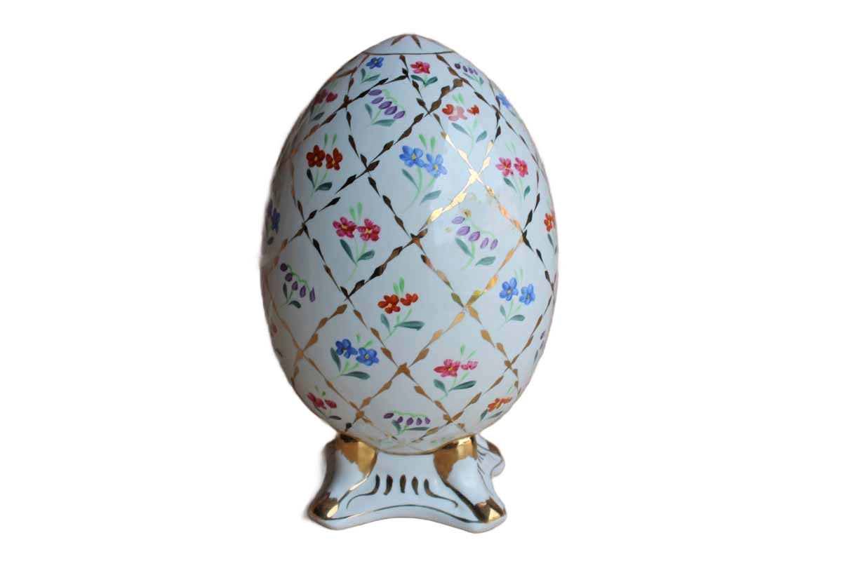 Formalities by Baum Bros. (China) Porcelain 9 1/2" Decorative Egg