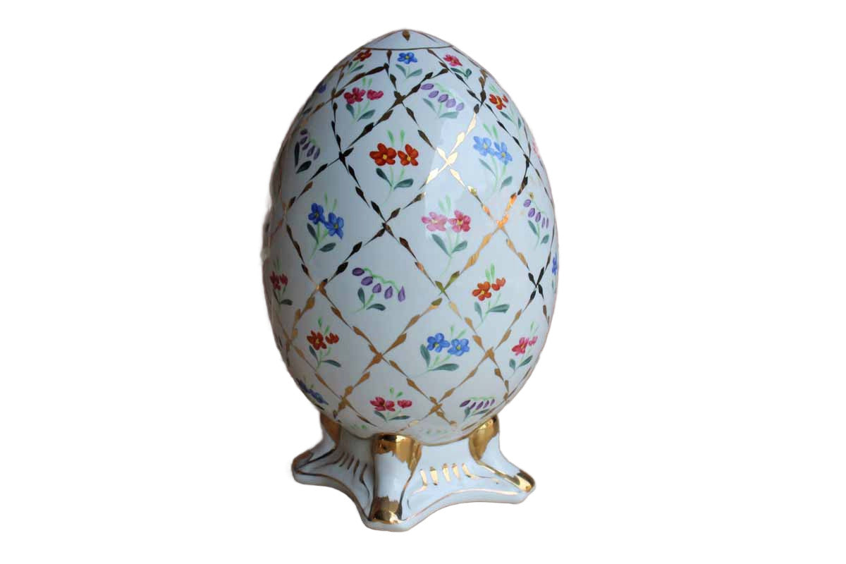 Formalities by Baum Bros. (China) Porcelain 9 1/2" Decorative Egg