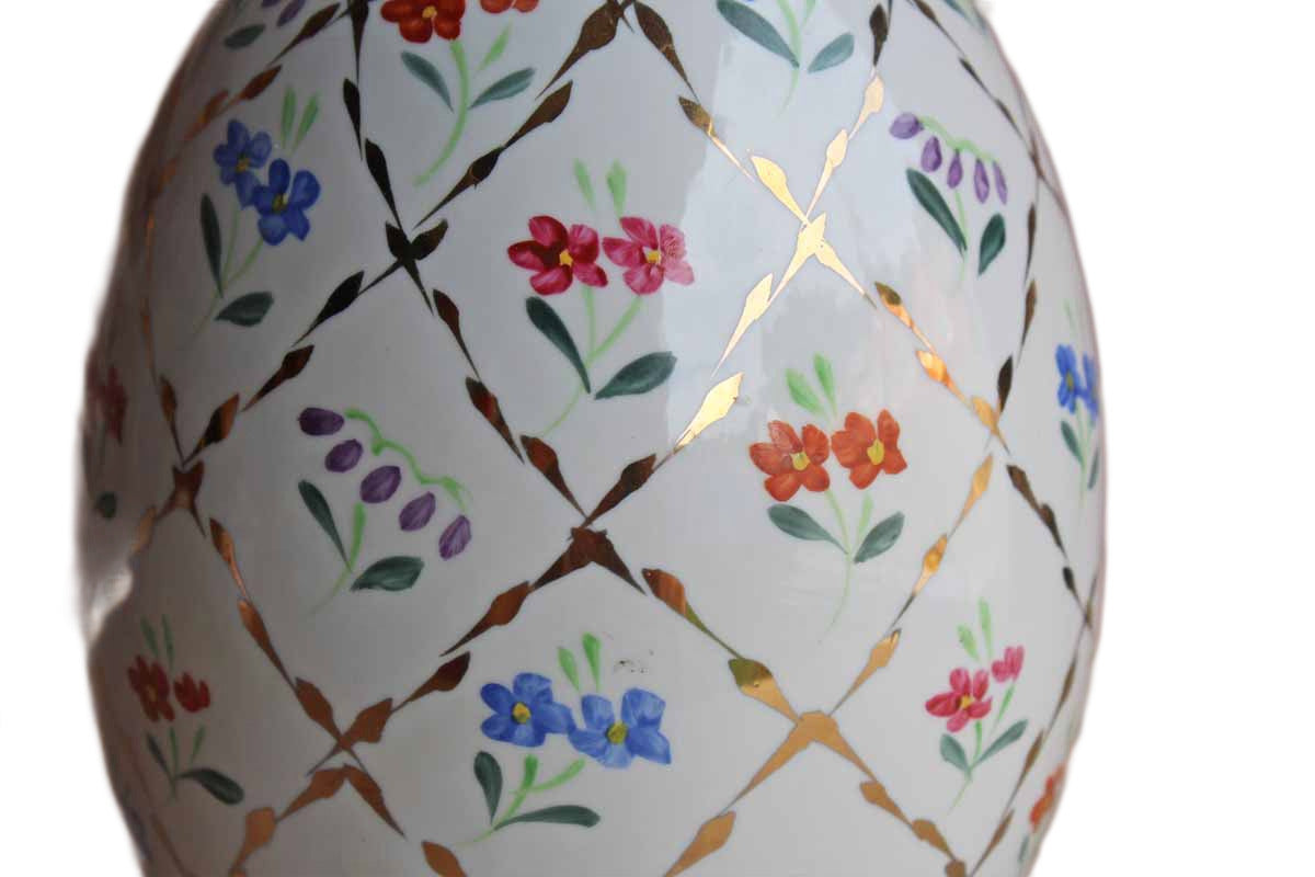 Formalities by Baum Bros. (China) Porcelain 9 1/2" Decorative Egg