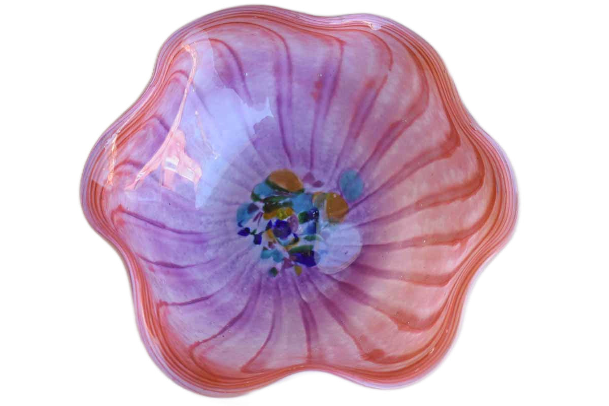Colorful Little Art Glass Bowl