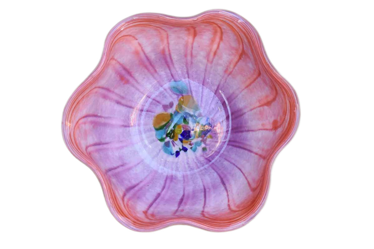 Colorful Little Art Glass Bowl