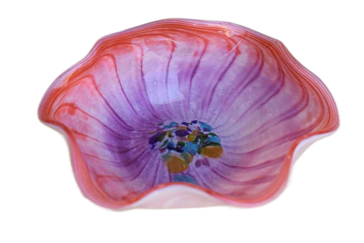 Colorful Little Art Glass Bowl