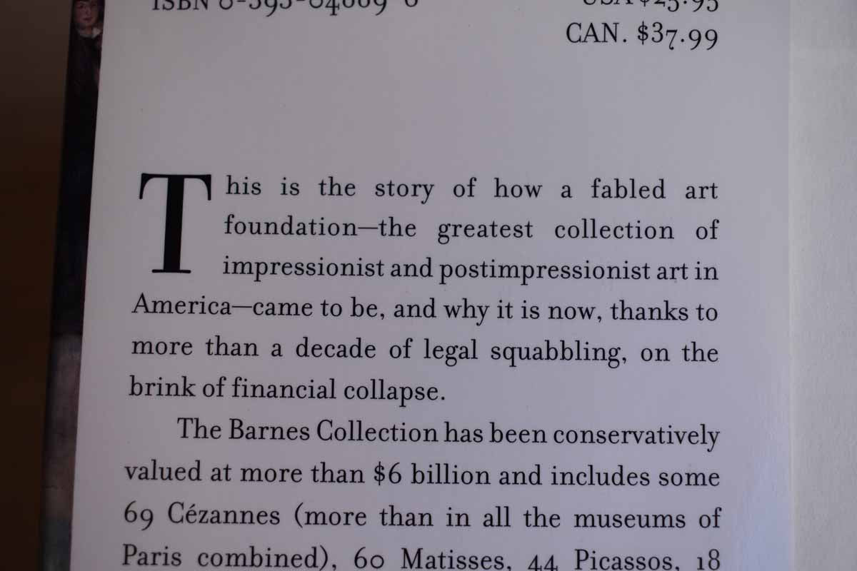 Art Held Hostage: The Battle Over the Barnes Collection by John Anderson