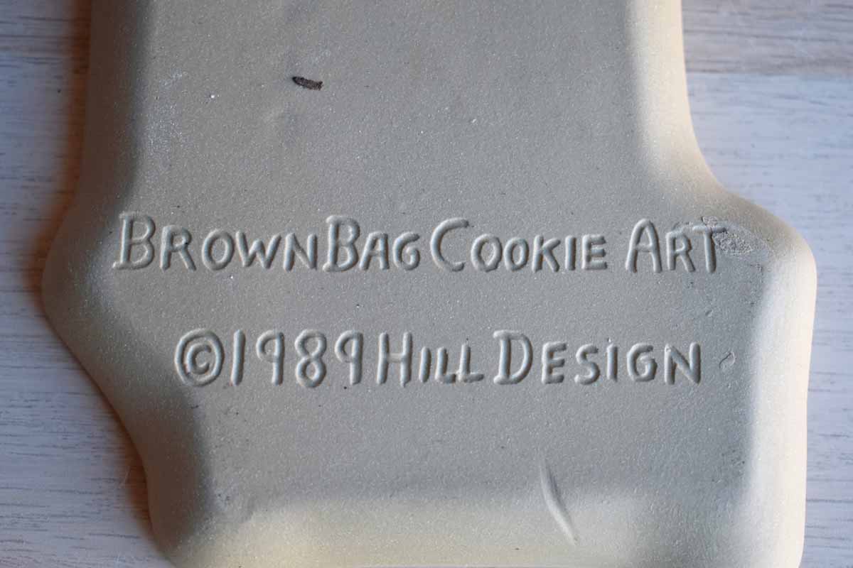 Brown Bag Cookie Art (New Hampshire, USA) 1989 Bear in Bed Cookie Mold