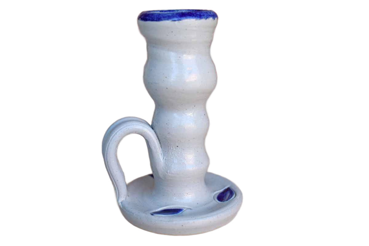 Williamsburg Pottery (Virginia, USA) Slender Taper Chamberstick