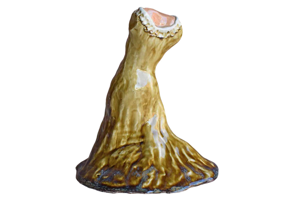 Quirky Headless Dancing Woman in Old-Fashioned Dress Sculpture