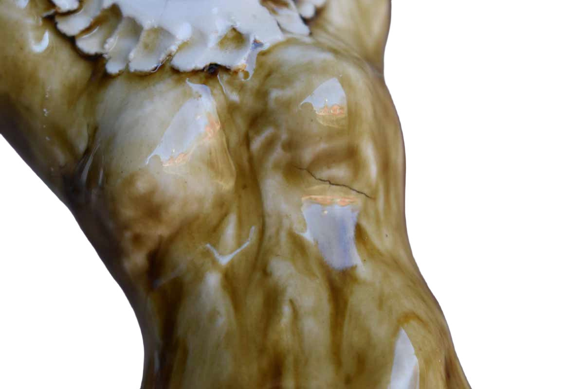 Quirky Headless Dancing Woman in Old-Fashioned Dress Sculpture