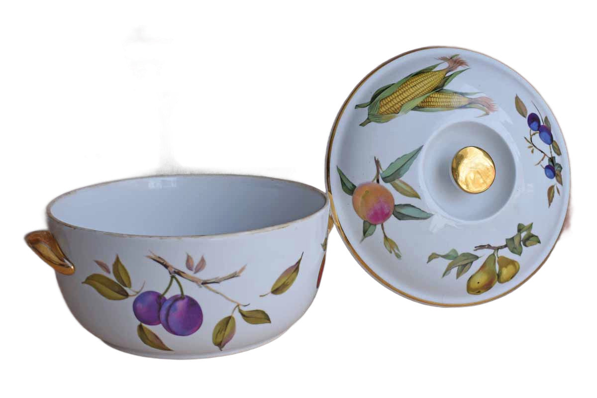 Royal Worcester (England) Evesham Gold Lidded Casserole