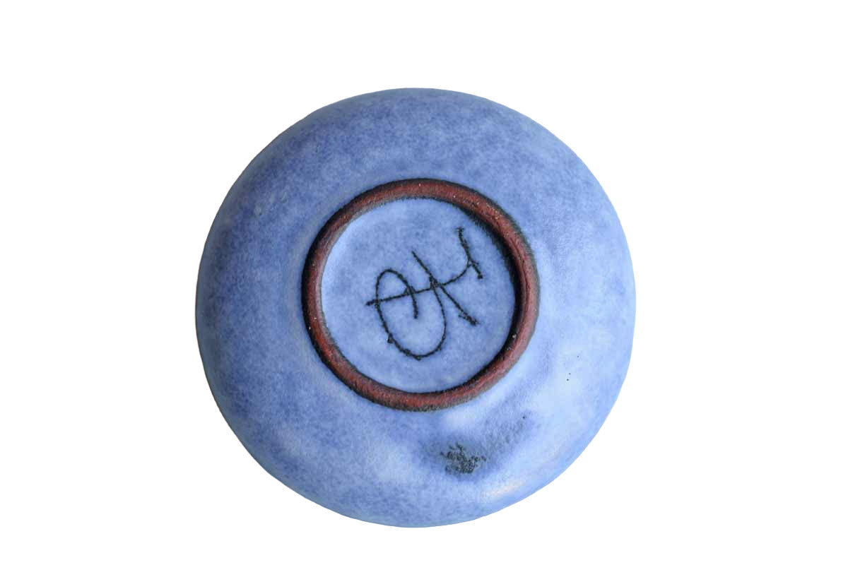 Little Ceramic Dish with Colorful Abstract Fish Design