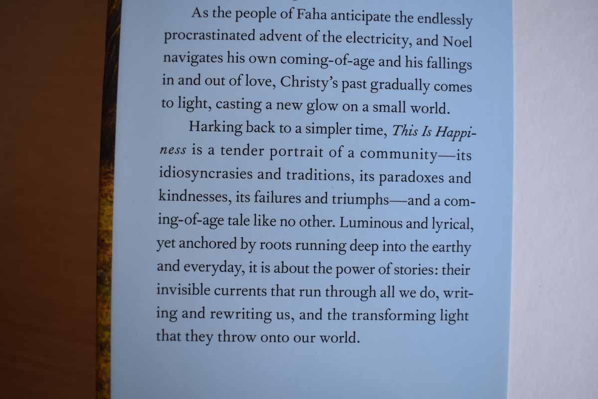 This is Happiness by Niall Williams