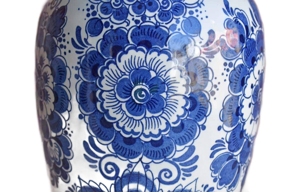 Distel Blauw Delft (Holland) Large Ceramic Vase