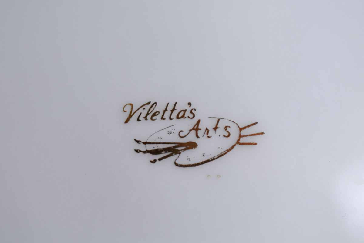 Viletta's Arts Porcelain Honolulu Hawaii Souvenir Dish