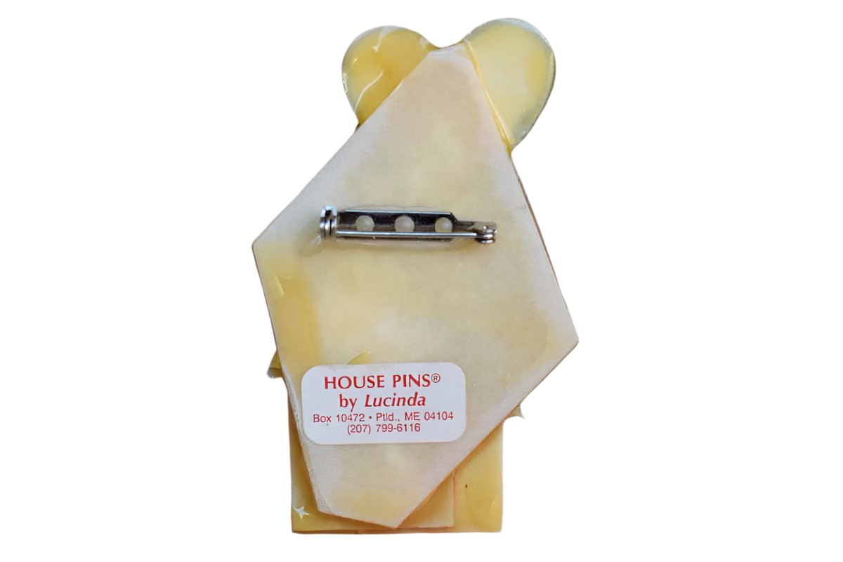 House Pins by Lucinda (Maine, USA) House Brooch