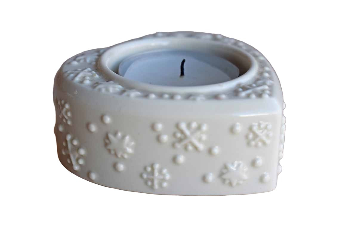 Lenox (China) Heart-Shaped Tea Light Holder